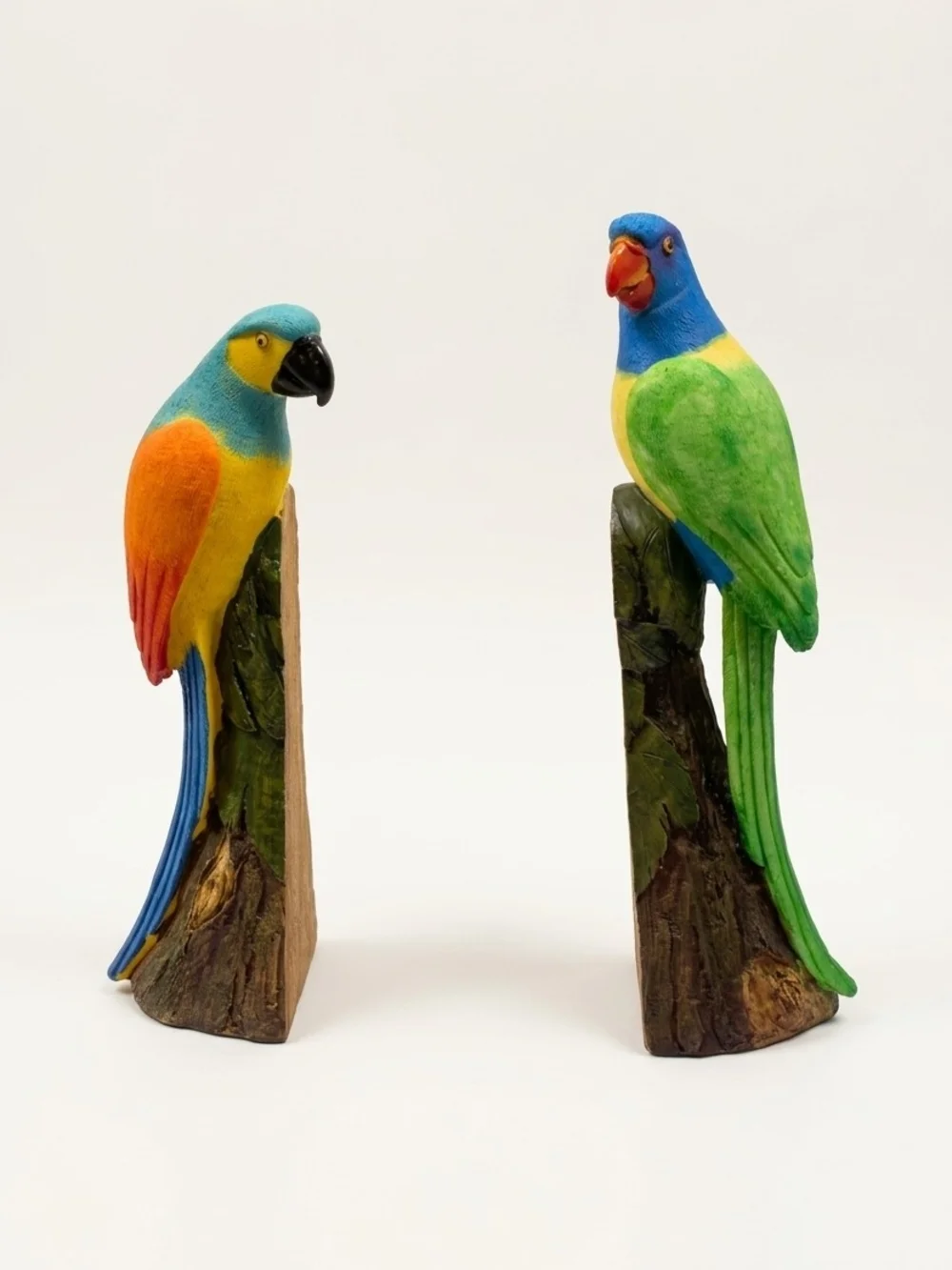 Parrot Bookend Set